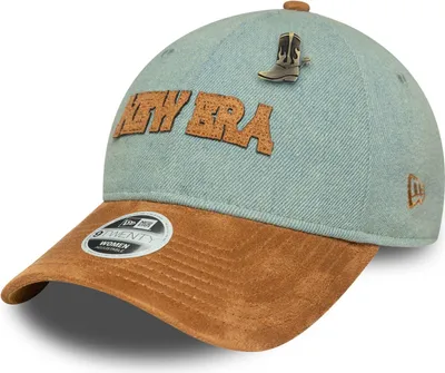 Immagine prodotto di Cappellino New Era 9Twenty da donna - WESTERN PIN denim
