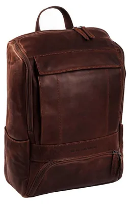 Productafbeelding van The Chesterfield Brand rugzak met laptopvak Rich Laptop Backpack 17,9L Brown bruine