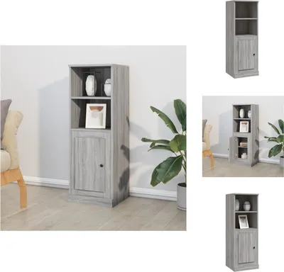 Obrázek produktu pro vidaXL Highboard Grey Sonoma 36x35,5x103,5 cm Materiál na bázi dřeva - Příborníky