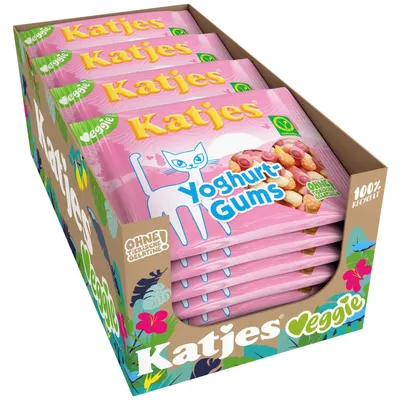 Produktbild von Katjes Yoghurt Gums - 22 x 175g - im praktischen Thekendisplay