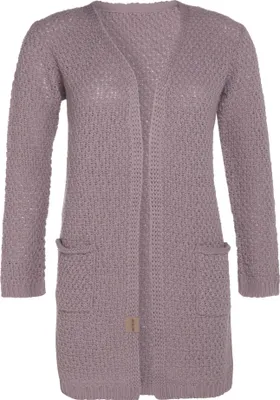 Produktbild von Knit Factory Luna Strickjacke - Mauve - 36/38 - Mit Taschen