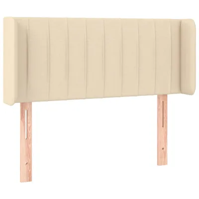 Immagine prodotto di vidaXL Testiera con orecchie in tessuto crema 93x16x78/88 cm