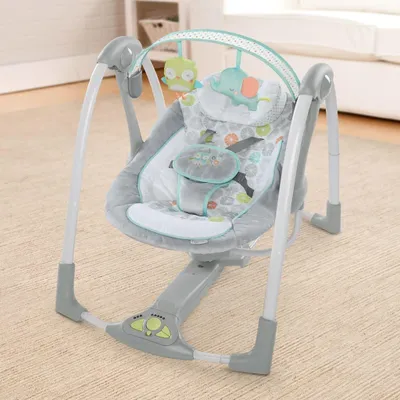Produktbild von Ingenuity Swing ’n Go Portable Swing™ – Hugs & Hoots™ Schaukel; 10247