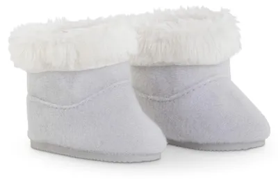 Image de Chaussures de poupées Corolle grises - Accessoires pour bébés poupées 36 cm