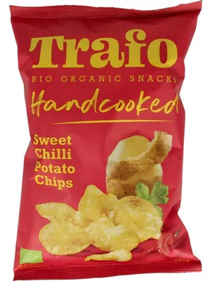Productafbeelding van Trafo Hand Cooked Chips Sweet Chilli (125 gr)