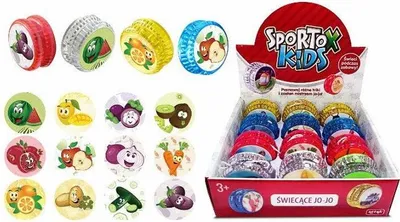 Zdjęcie produktu dla Jo-Jo Sportox z Kolorowym Światłem LED Różne Wzory