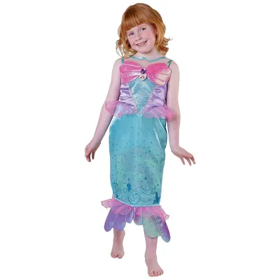 Produktbild von Kinder Meerjungfrau Kostüm (Disney Ariel Royale) Größe: 116-122 (ca. 5-6Jahre)