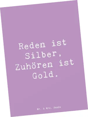 Produktbild von Mr. & Mrs. Panda Postkarte Spruch Konflikte friedlich lösen - Lavendeltraum - Geschenk, Trost, Postkarten, Vertrauem, Verständnis, Lebensfreude, harmonisches Miteinander