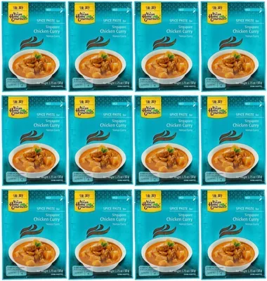 Produktbild von AHG Currypaste für Singapur Chicken Curry 12x50g