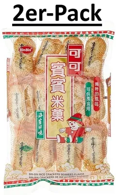Produktbild von 2er-Pack Bin Bin Reiscracker Seetang 150g