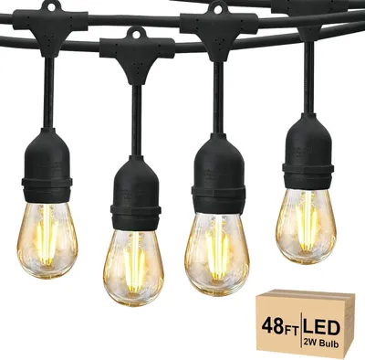 Produktbild von Gartengirlande Svater LED 15m S14 IP65 15+1 Glühbirnen 2W warmweiß 2700K BASIC