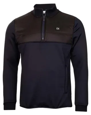 Produktbild von Calvin Klein - Jacke für Herren, mit halbem Reißverschluss, Emblem GT19390 (S) (Marine)