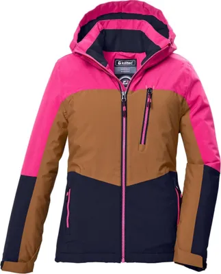 Produktbild von Killtec KOW 354 GRLS JCKT Skijacke Kinder Mädchen braun pink 128