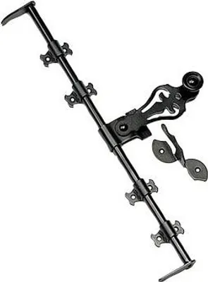 Produktbild von Rillenvorhangstange Provence 1.5m TORBEL Schwarz - 07PN154
