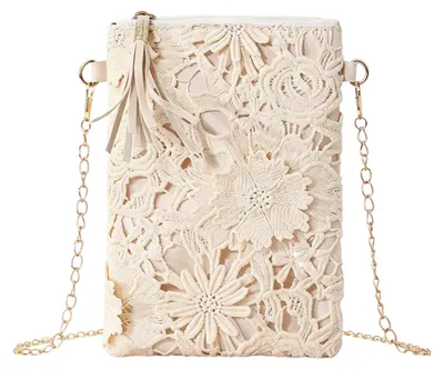 Productafbeelding van NeatLin Boho bloemenmotief clutch portemonnee voor dames, 2-in-1, multifunctioneel als handtas of schoudertas