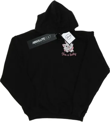 Produktbild von Disney - "Aristocats I'm A Lady" Kapuzenpullover für Damen BI5776 (L) (Schwarz)