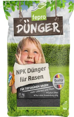 Produktbild von Fepro Rasendünger Langzeitwirkung 25kg Gartendünger Organisch Mineralisch Dünger