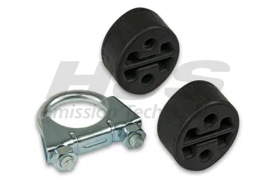 Produktbild von HJS Montagesatz Schalldämpfer 82 42 9018 für NISSAN MICRA III (K12)