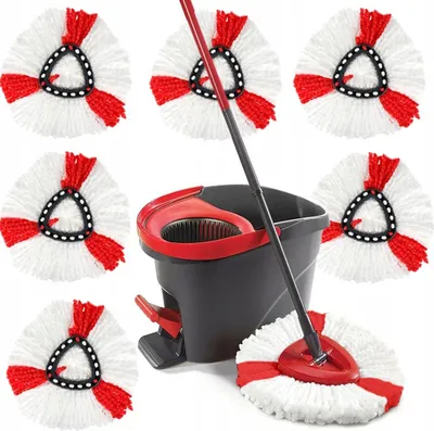 Zdjęcie produktu dla Wkład Do Mopa Obrotowego 6 Sztuk Clean-1