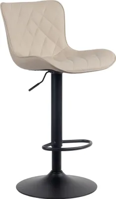 Produktbild von CLP Barhocker Emma höhenverstellbar und 360 drehbar creme Material Kunstleder