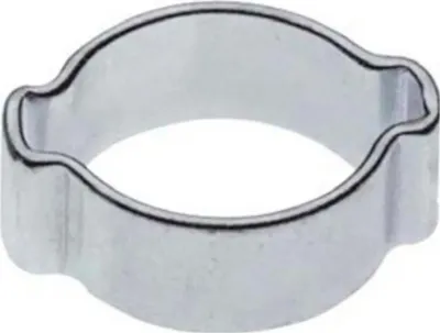 Zdjęcie produktu dla Opaska zaciskowa, Zacisk do węża z 2 uchami, 10mm, ocynkowane, 100 sztuk