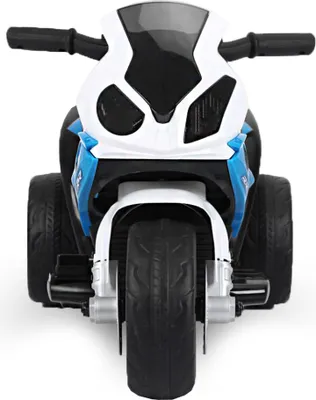Produktbild von BMW S1000 Premium Modell mit Ledersitz Kindermotorrad Elektro Dreirad Kinder Polizei Motorrad
