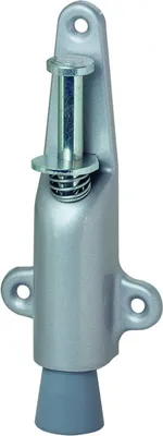 Produktbild von KWS OT-Türfeststeller, mit Tretbolzen, Hub 25 mm, 1024, silberfarbig einbrennlackiert