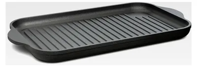 Produktbild von Aluguss Grillplatte Induktion 37x23 cm Innenmaß