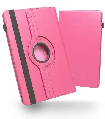 Produktbild von Schutzhülle 360 Drehbar Tablet Hülle 10 10,1 10,2 10,3 10,4 10,5 11 Zoll TascheFarben:Pink