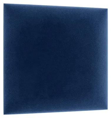 Produktbild von 2x sossai Toppa - Wandpaneel gepolstert, Quadrat 30 x 30 cm, Marineblau