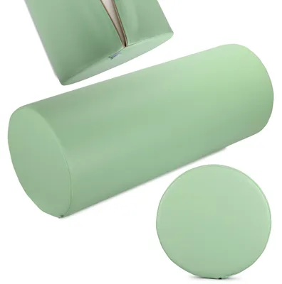 Produktbild von Habys Lagerungsrolle, Vollrolle, Nackenkissen, Lagerungskissen, Nackenrolle, Knierolle für Massage und Therapie, Fitnessrolle, 40x100cm Grün