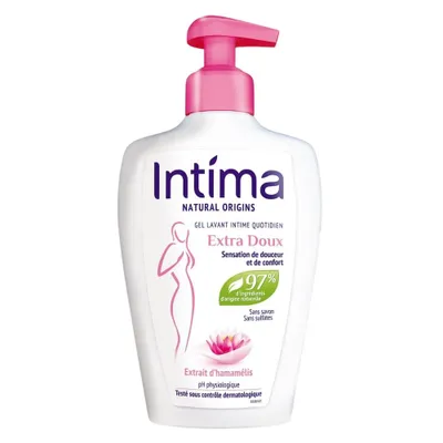 Obrázek produktu pro Intima Natural Origins Gel pro intimní hygienu 200 ml – zklidňující, pro citlivou pokožku