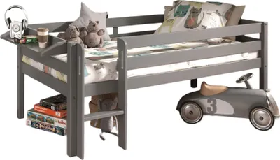 Produktbild von Kojenbett Karolina 208x105x83 Kinderbett Massivholz Grau
