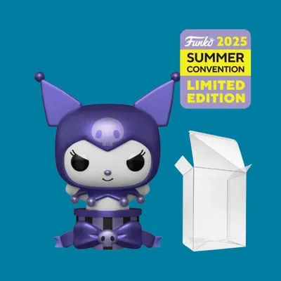 Produktbild von Funko Pop! Sanrio - Kuromi (Metallic) #113 (2025 Summer Convention Exclusive)