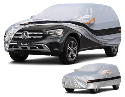 Obrázek produktu pro Autopokrov pro SUV, 10 vrstev, vodotěsný, stříbrný, pro modely Mercedes Benz GLC (roky výroby 2015-2025)