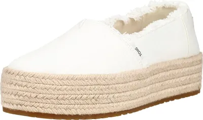 Produktbild von Toms Valencia Damen Canvas-Plateauschuhe Weiß (White), 10019820