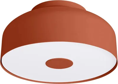 Produktbild von Plafond OMIQ roter Ocker 4xE27 15W Stahl/PVC 15x30x30cm Sollux Lighting
