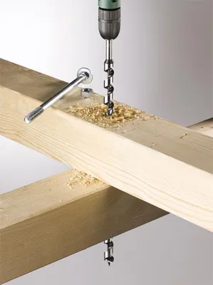 Produktbild von kwb 042212 Schlangenbohrer 12 mm Gesamtlänge 235 mm Sechskant 1 St