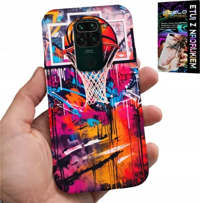 Zdjęcie produktu dla Etui Do Xiaomi Note 9 - Koszykówka Nba Uliczne Graffiti Kosz Fan