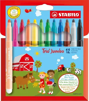 Produktbild von STABILO - Dicker Filzstift - Trio Jumbo