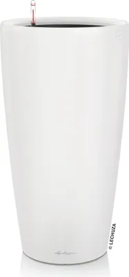 Obrázek produktu pro Lechuza Samozavlažovací květináč Rondo Premium 32 cm, matná bílá