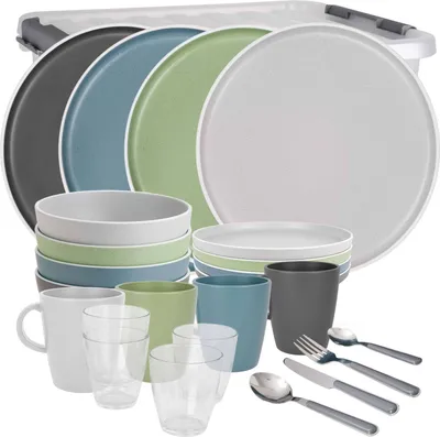 Produktbild von BRUNNER Camping Geschirr Set 4 Personen | Anti-Slip | All Inclusive  DOLOMIT, 36-tlg.