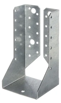 Immagine prodotto di Alberts 865665 Tassello per travi, tipo B, zincato a caldo, 76x152 mm, confezione da 25 pezzi