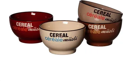 Obrázek produktu pro Miska na cereálie 4 různé Mluva o kávě