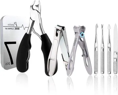 Produktbild von Famanu Nagelknipser Set für dicke Nägel - Schwarz