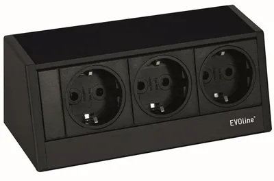 Immagine prodotto di Presa da cucina Evoline R-Dock, presa a 3 vie, presa multipla