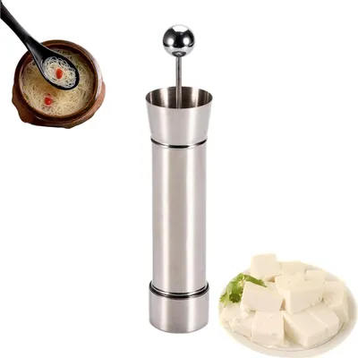 Produktbild von Edelstahlpresse für Sojalebensmittel, Reibe und Paneer-Käseschneider für Haushalt, Küche und Restaurant zum Kochen, Backen und zur Mahlzeitenvorbereitung