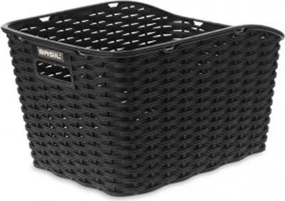 Produktbild von Basil Weave WP, Hinten, Fahrradkorb, Synthetisch, Schwarz, 5 kg, 430 mm