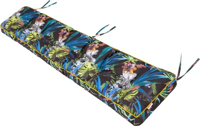 Obrázok produktu pre Vankúš na záhradnú lavicu Etna 150×40 cm - hrúbka 8 cm, tkanina Oxford, vodoodpudivá, so zapínacími popruhmi | Hobbygarden