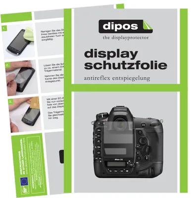 Produktbild von 2x Schutzfolie für Nikon D6 matt Displayschutzfolie Folie Display Schutz dipos